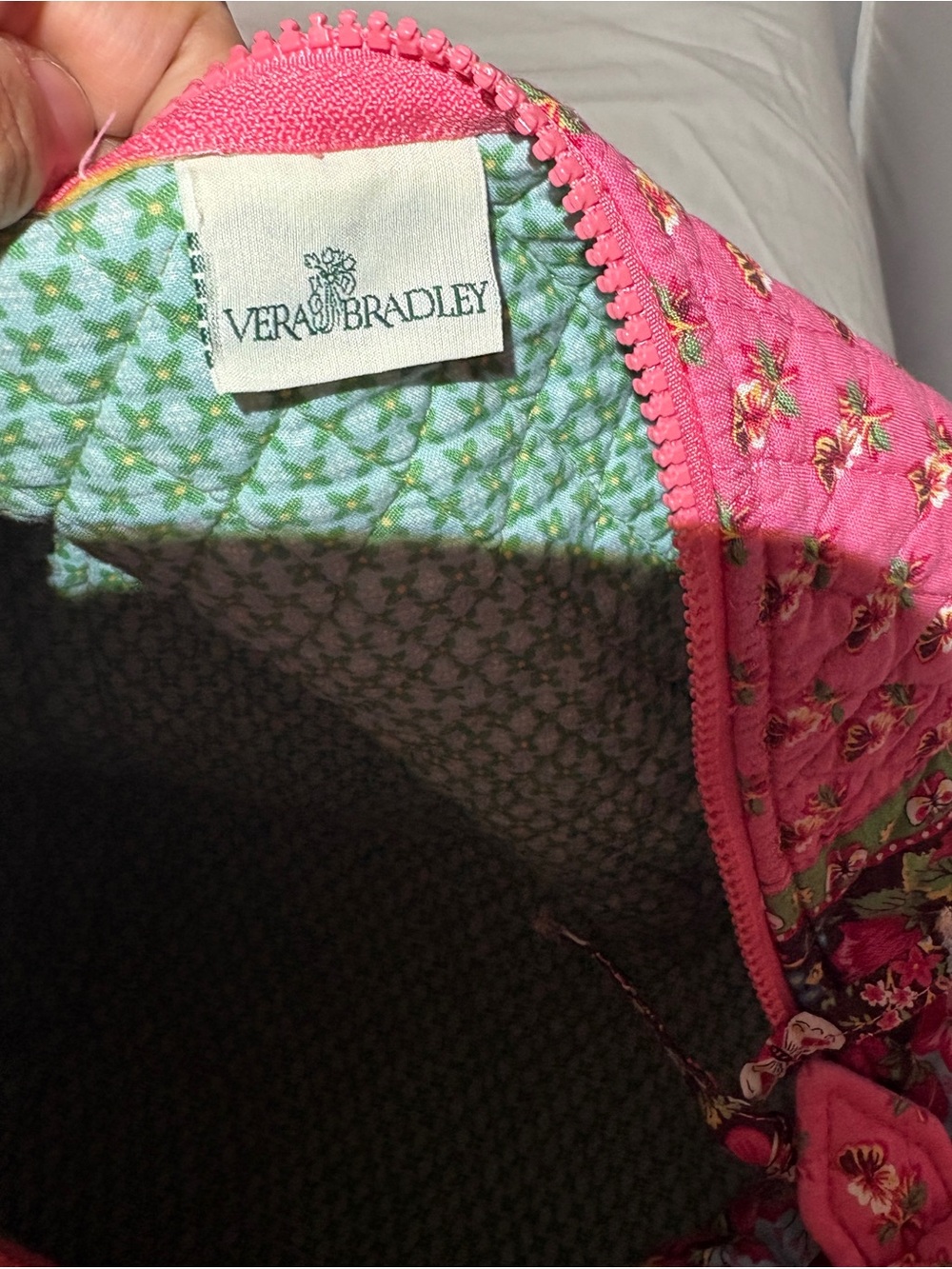 Vera Bradley Large Duffel - Pink Pansy - Picture 8 of 8